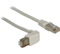 Delock 83515 RJ45 Câble réseau, câble patch CAT 5e S/FTP 1.00 m gris 1 pc(s)