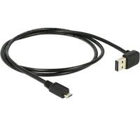 Delock 83535 USB Kabel Delock A -> Micro-B St/St 1.00m 90°sw Easy USB