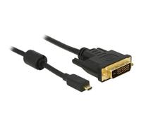 DeLOCK 83585 câble vidéo et adaptateur 1 m Micro-HDMI DVI-D Noir