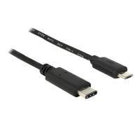 DeLOCK 83602 câble USB 1 m USB 2.0 USB C Micro-USB B Noir