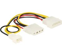 Delock 83658 Stromkabel Delock Molex 4Pin -> Molex 4pin +3Pin Lüfter