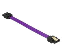 DeLOCK 83688 câble SATA 0,1 m SATA 7-pin Violet - Câbles SATA (0,1 m, SATA III, SATA 7-pin, SATA 7-pin, Male Connector/Male Connector, Violet)