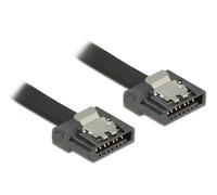 Delock 83839 SATA-Kabel Delock SATA III -> SATA St/St 0.20m FLEXI schwarz