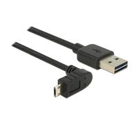 DeLOCK 83848 câble USB USB 2.0 1 m USB A Micro-USB B Noir