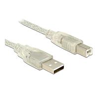 DeLOCK 83895 câble USB 3 m USB 2.0 USB A USB B Transparent