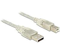 DeLOCK 83896 câble USB 5 m USB 2.0 USB A USB B Transparent