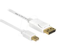 DELOCK Displayport Kabel mini DP -> DP St/St 0.50m weiß 4