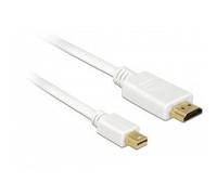 - Câble adaptateur - Mini DisplayPort mâle pour HDMI mâle - 50 cm - triple paire torsadée blindée - blanc - passif