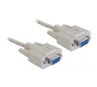Delock 84077 Nullmodemkabel Delock D-Sub9 -> D-Sub9 Bu/Bu 1.80m