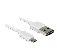 DeLOCK 84805 câble USB 0,2 m USB 2.0 USB A Micro-USB B Blanc