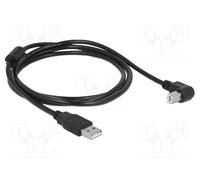 DeLOCK 1.5m, USB 2.0-A/USB 2.0-B câble USB 1,5 m USB A USB B Noir