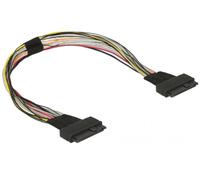 Delock 84824 - U.2 SFF-8639 - U.2 SFF-8639 - Femme/Femme - Noir