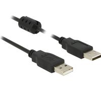 Delock 84891 USB Kabel Delock A -> A St/St 2.00m schwarz