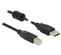 DeLOCK 84896 câble USB 1,5 m USB 2.0 USB A USB B Noir