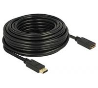 DeLOCK 84908 câble DisplayPort 15 m Noir