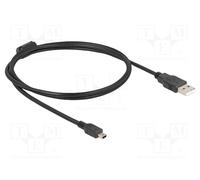 - Câble USB - USB (M) pour mini USB type B (M) - USB 2.0 - 1 m - noir
