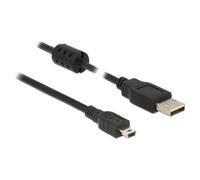 DeLOCK 84912 câble USB USB 2.0 1 m USB A Mini-USB B Noir