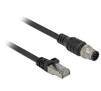 DeLOCK 84922 câble de réseau Noir 1 m Cat5e S/FTP (S-STP)