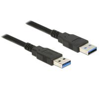 - Câble USB - USB type A (M) pour USB type A (M) - USB 3.0 - 1.5 m - noir