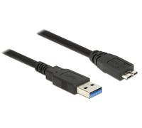 - Câble USB - USB type A (M) pour Micro-USB Type B (M) - USB 3.0 - 50 cm - noir