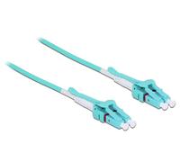 DeLOCK 85128 câble de Fibre Optique 2 m LC OM3 Bleu