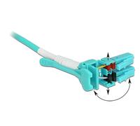 DELOCK 85130 - Câble en fibre optique LC>LC Multimode OM3 3 m