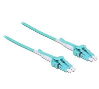 DELOCK 85131 - Câble en fibre optique LC>LC Multimode OM3 10m