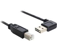 Delock 85167 DELOCK Easy-USB-Kabel 2.0 A(gewinkelt re/li) -> B 0.5m schw