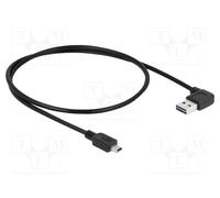 DeLock Câble USB 85175 A vers Mini-USB B Mâle/Mâle 0,5 m USB 2.0 Noir