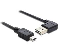 Easy - Câble USB - USB (M) à angle gauche/droit, réversible pour mini USB type B (M) - USB 2.0 - 50 cm - noir