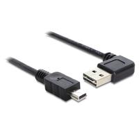 DeLock Câble USB 85175 A vers Mini-USB B Mâle/Mâle 0,5 m USB 2.0 Noir