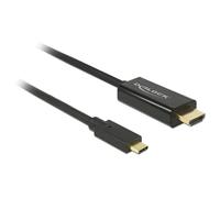 DeLOCK USB-C (mâle) > HDMI (mâle) (DP Alt Mode), Câble