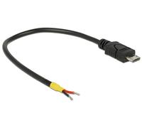 Delock 85306 Stromkabel Delock USB2.0 Micro-B > 2xoffen 15cm Raspberry Pi