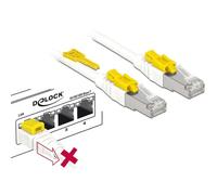 Delock 85331 - 1 m - Cat6a - S/FTP (S-STP) - RJ-45 - RJ-45 - blanc