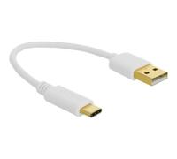 Delock 85355 DELOCK USB Ladekabel Typ-A zu USB Type-C 15cm weiß
