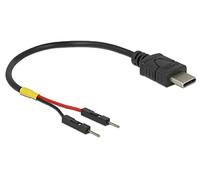 DeLOCK 85418 câble USB 0,1 m USB C Noir