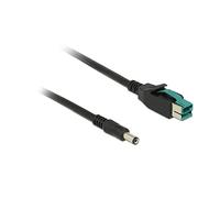DeLOCK 85498 câble électrique Noir 2 m PoweredUSB - Cables électriques (2 m, Male connector / Male connector, PoweredUSB, Noir)