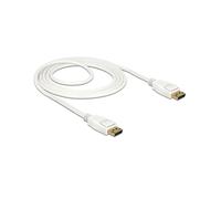 DeLOCK 85509 câble DisplayPort 1,5 m Blanc