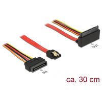 DeLOCK 85515 câble SATA SATA 15 broches 1 x SATA 22 pin, 1 x SATA 7 pin Multicolore