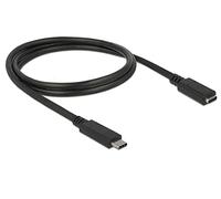 DeLOCK 85533 câble USB 1 m USB 3.2 Gen 1 (3.1 Gen 1) USB C Noir