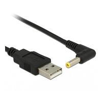 DeLOCK 85544 câble électrique Noir 1,5 m USB A - Cables électriques (1,5 m, Male connector / Male connector, USB A, 5 V, Noir)