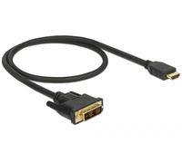 DeLOCK 85581 câble vidéo et adaptateur 0,5 m HDMI Type A (Standard) DVI-D Noir