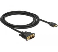 DELOCK 85584 - Câble DVI 18+1 mâle > HDMI-A mâle 2 m noir