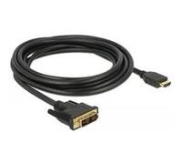 85585, 3 m, DVI, HDMI Type A (Standard), Mâle, Mâle, Or