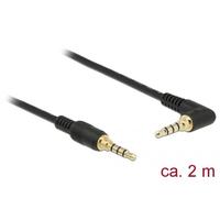 DeLOCK 85613 câble audio 2 m 3,5mm Noir