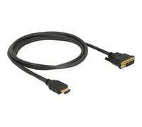 DELOCK 85653 - HDMI vers DVI 24+1 câble bidirectionnel 1,5 m