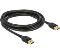 DeLock Câble DisplayPort 85661 – 3 m, DisplayPort 1.4, 8K 60 Hz, mâle–mâle, doré