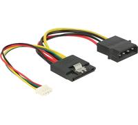 Delock 85673 DELOCK Stromkabel SATA 15Pin Bu > Molex 4Pin St + 4Pin Bu