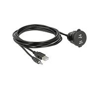 DeLOCK 85719 câble USB 2 m USB Type-A + 3.5 mm 4 pin Noir