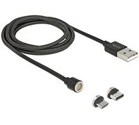 DeLOCK 85723 câble USB 1,1 m USB 2.0 USB A USB C/Micro-USB B Noir